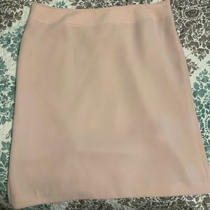 Blush Pink Pencil Skirt